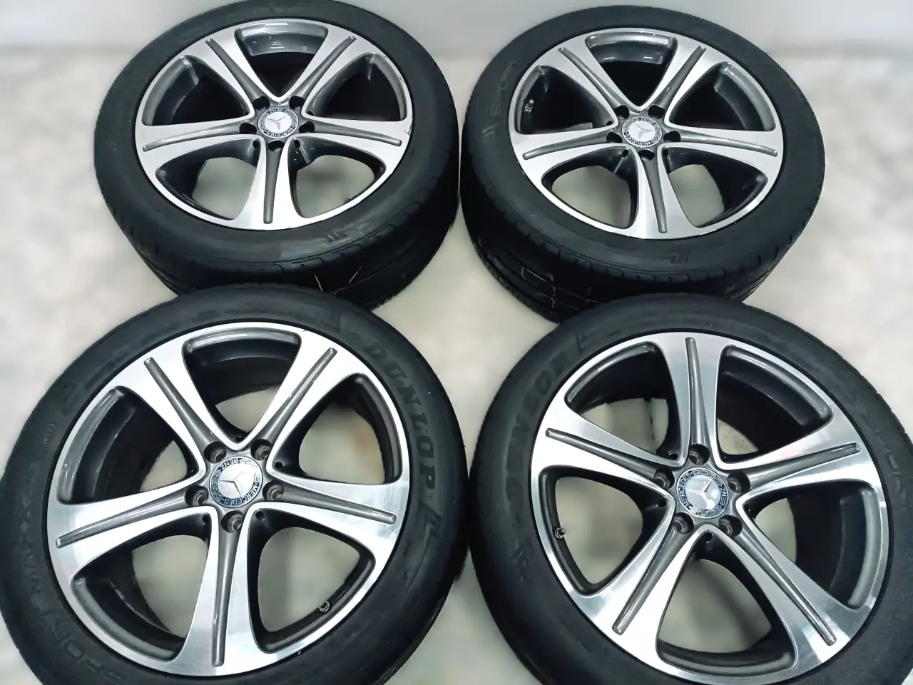 Billede 5 - 5x112 18" ET43 nav 66,6ø Mercedes sommersæt TPMS