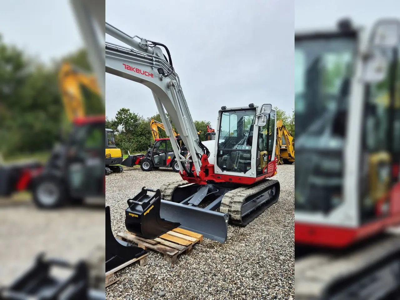Billede 4 - Takeuchi TB290-2 / Fabriksny / Engcon med gribeklo / MIG2 / Engcon skovlsæt