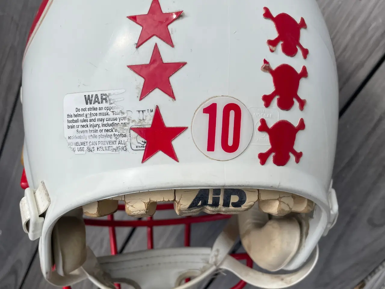 Billede 4 - American football hjelm og trøje