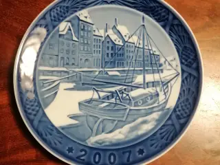 Royal Copenhagen juleplatte 2007