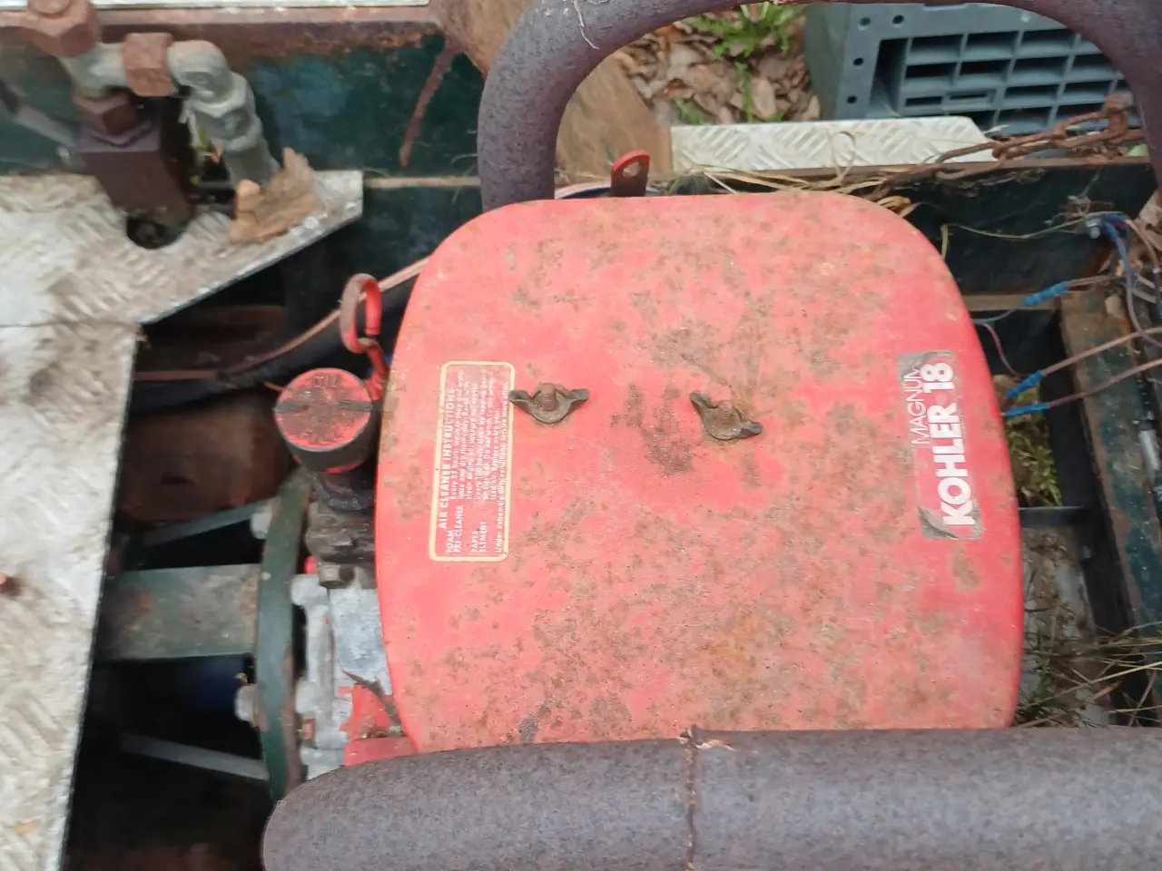 Billede 8 - Have traktor /stald fodermaskine.        