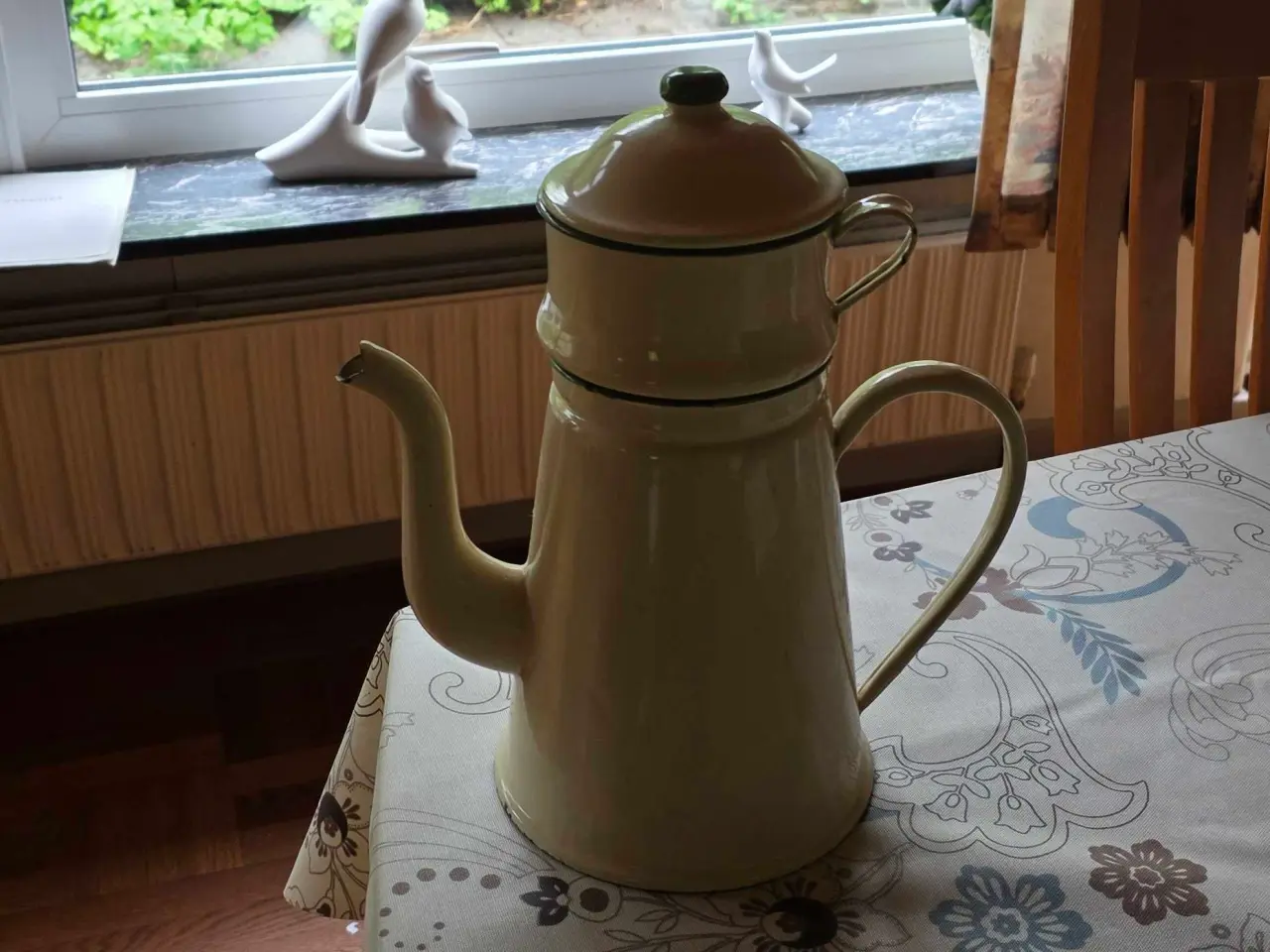 Billede 1 - Madam blå kaffekande 