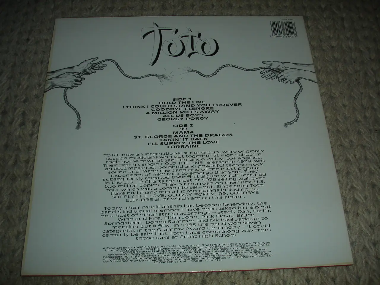 Billede 3 - (Sender gerne) Toto – Hold The Line