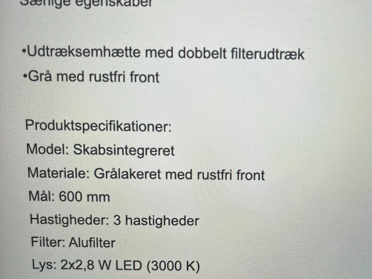 Billede 6 - Helt ny Thermex emhætte.