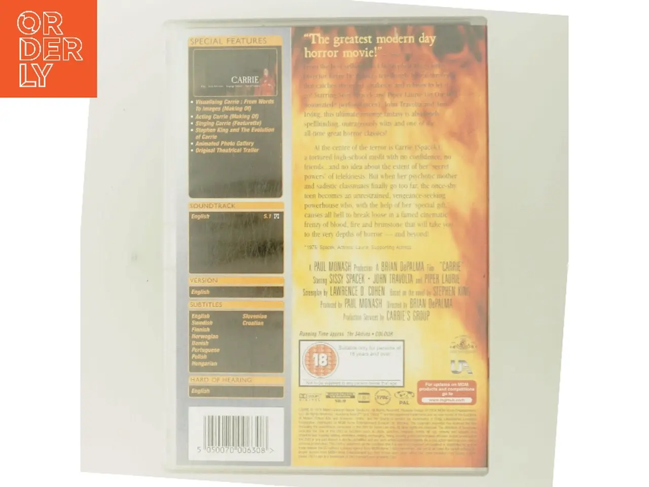 Billede 3 - Carrie med Sissy Spacek (DVD)