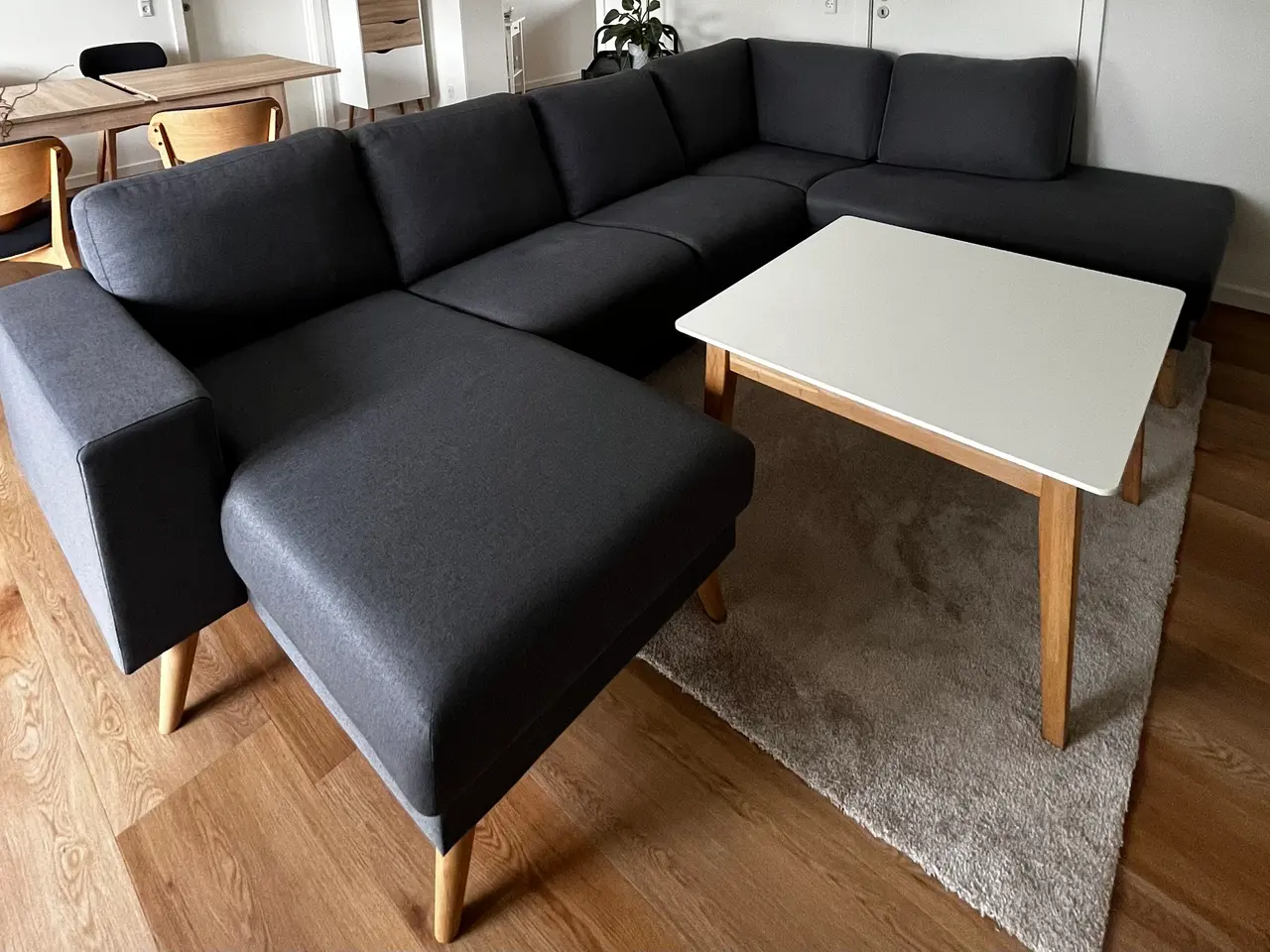 Billede 1 - Hjørnesofa med chaiselong (usofa)