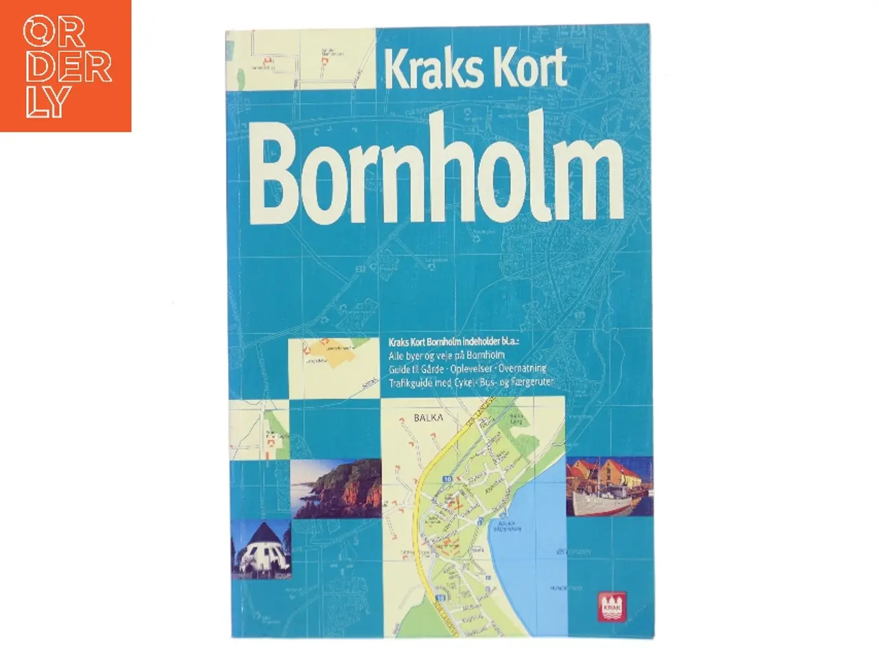 Billede 1 - Kraks Kort Bornholm af Krak (Bog)