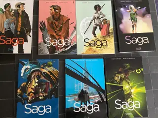 SAGA tegneserie opsamling i 7 albums