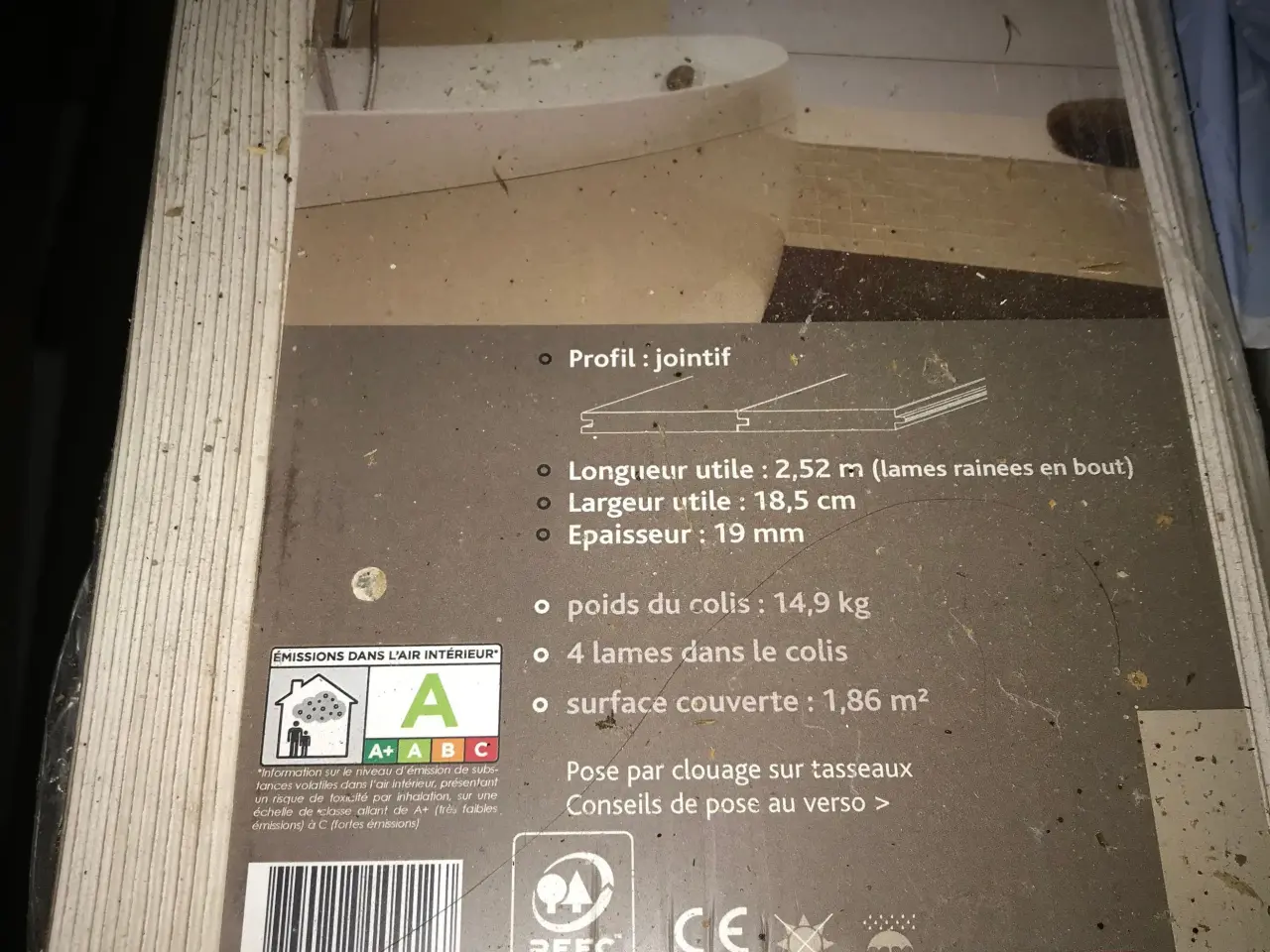 Billede 2 - Rustik loft- eller vægbeklædning 