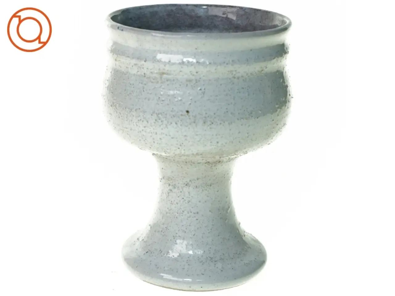 Billede 1 - Strehla Keramik Vase med Tekstur (str. 15 x 11 cm)