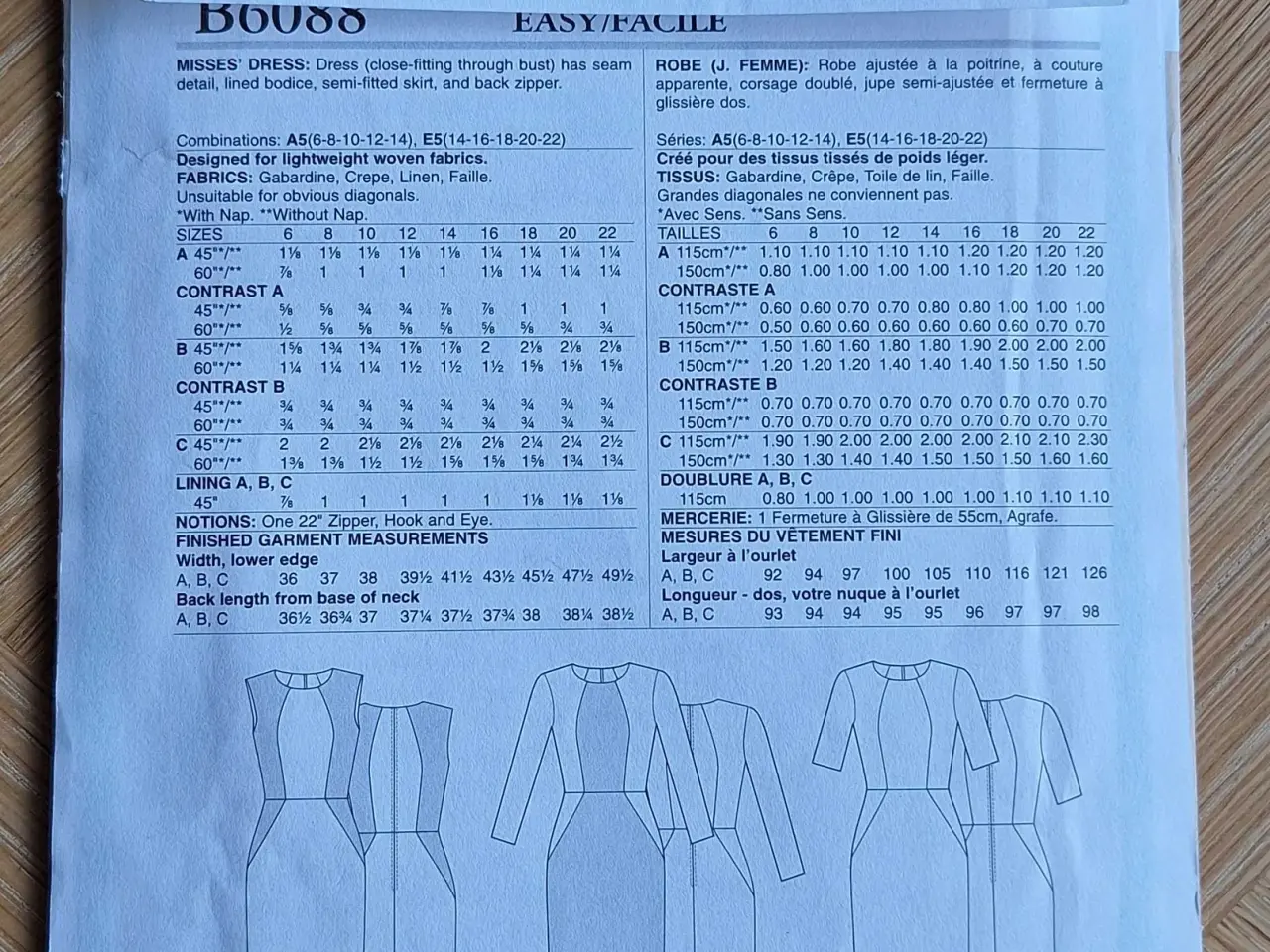 Billede 2 - Butterick snitmønster 