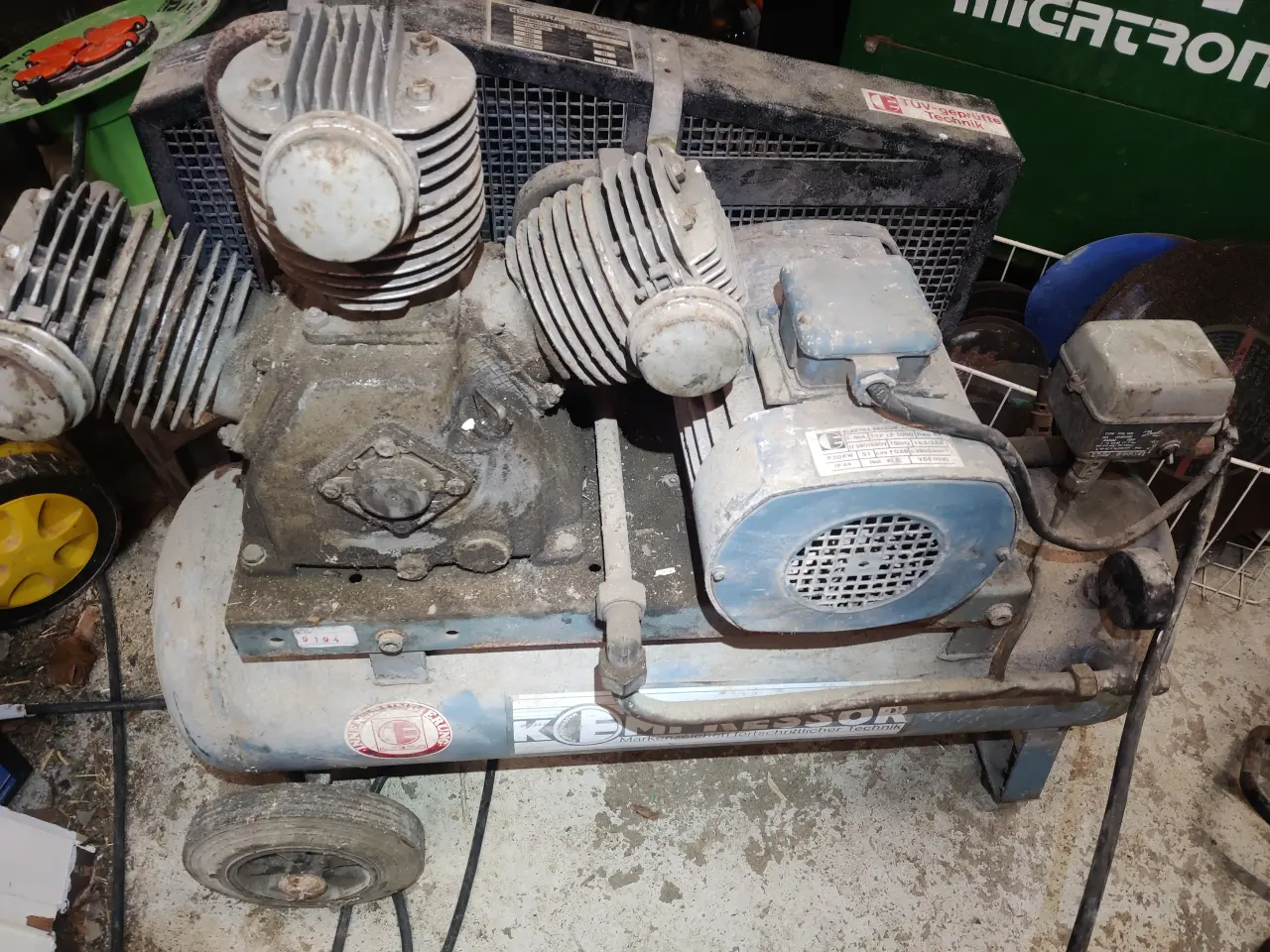Billede 1 - 3 cylinder kompressor 