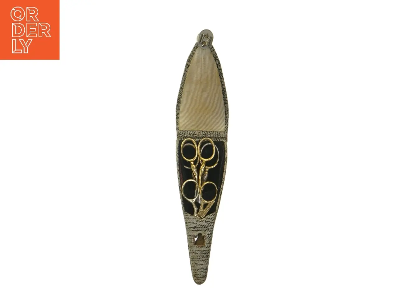 Billede 2 - Saksesæt i etui (str. 17 cm)