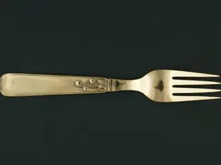 Slotsmønster Middagsgaffel, 18 cm.