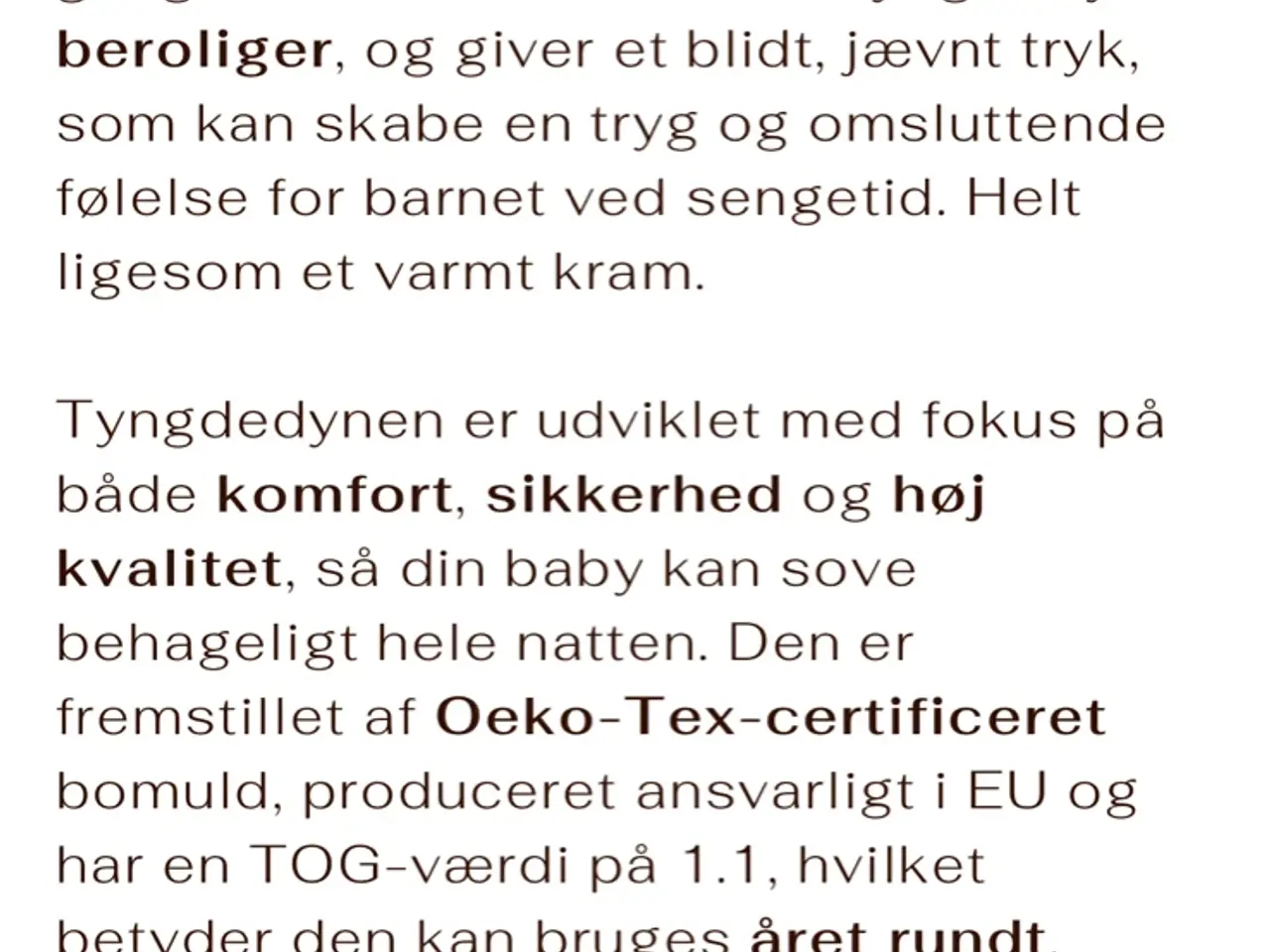 Billede 5 - Baby tyngde dyne