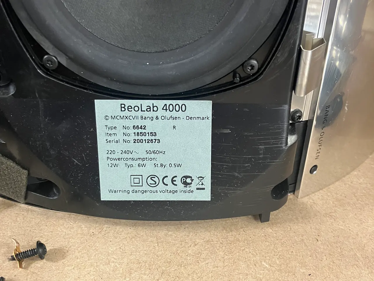 Billede 1 - Beolab 4000 købes til revervedele