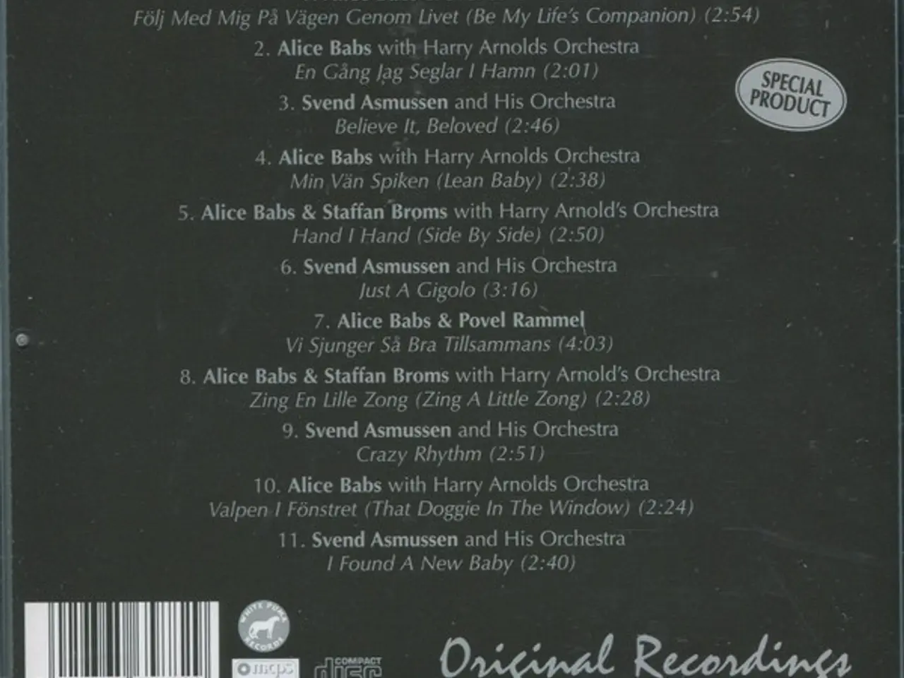 Billede 4 - Alice Babs & Svend Asmussen – Together – 3CD