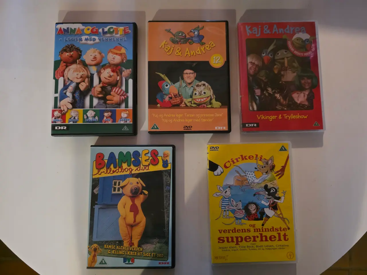 Billede 1 - DR Børnetime, 5 DVD´er fra Danmarks Radio