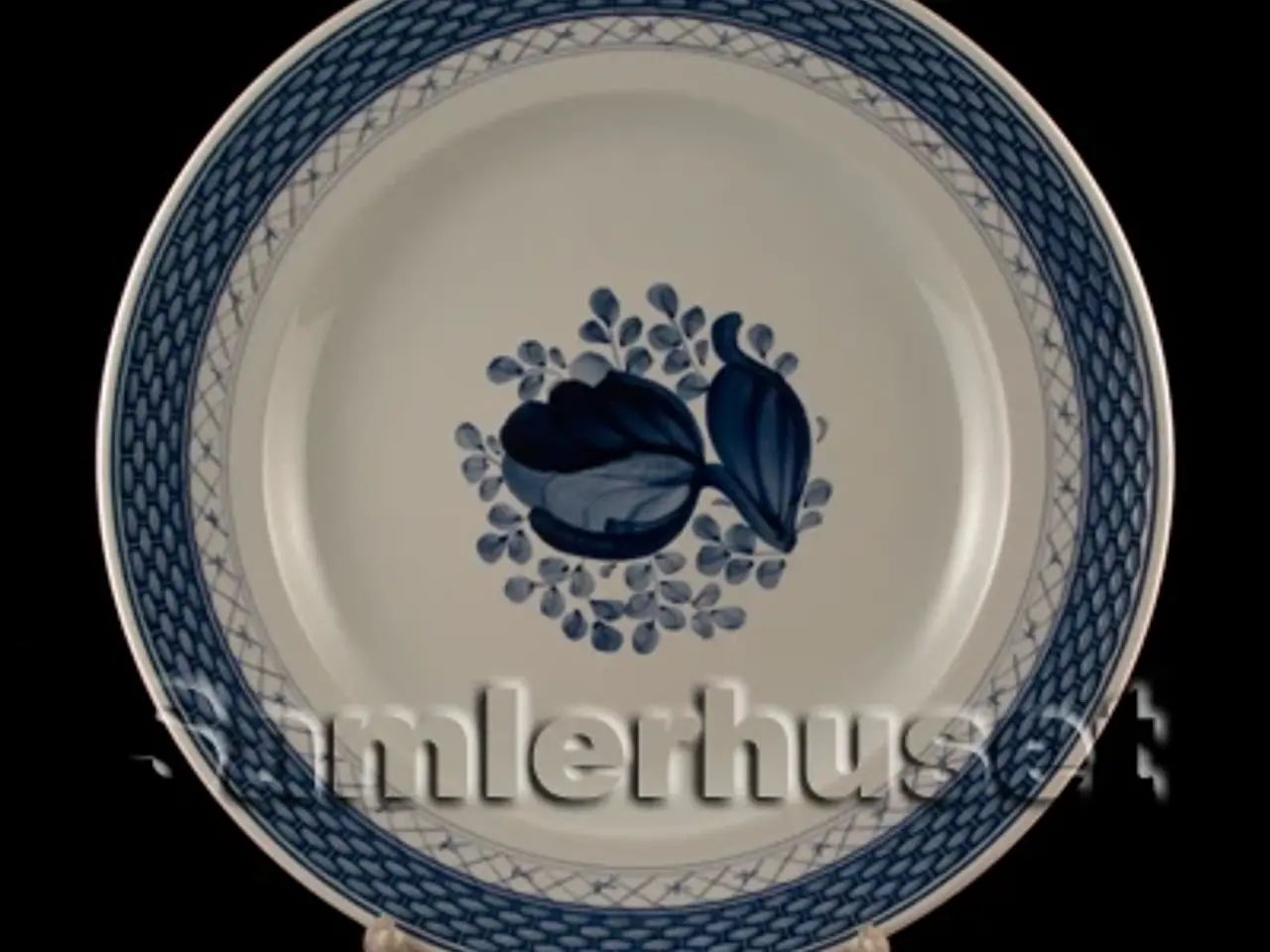 Billede 1 - Trankebar Tallerken Flad 17 cm. - R.C. 1842