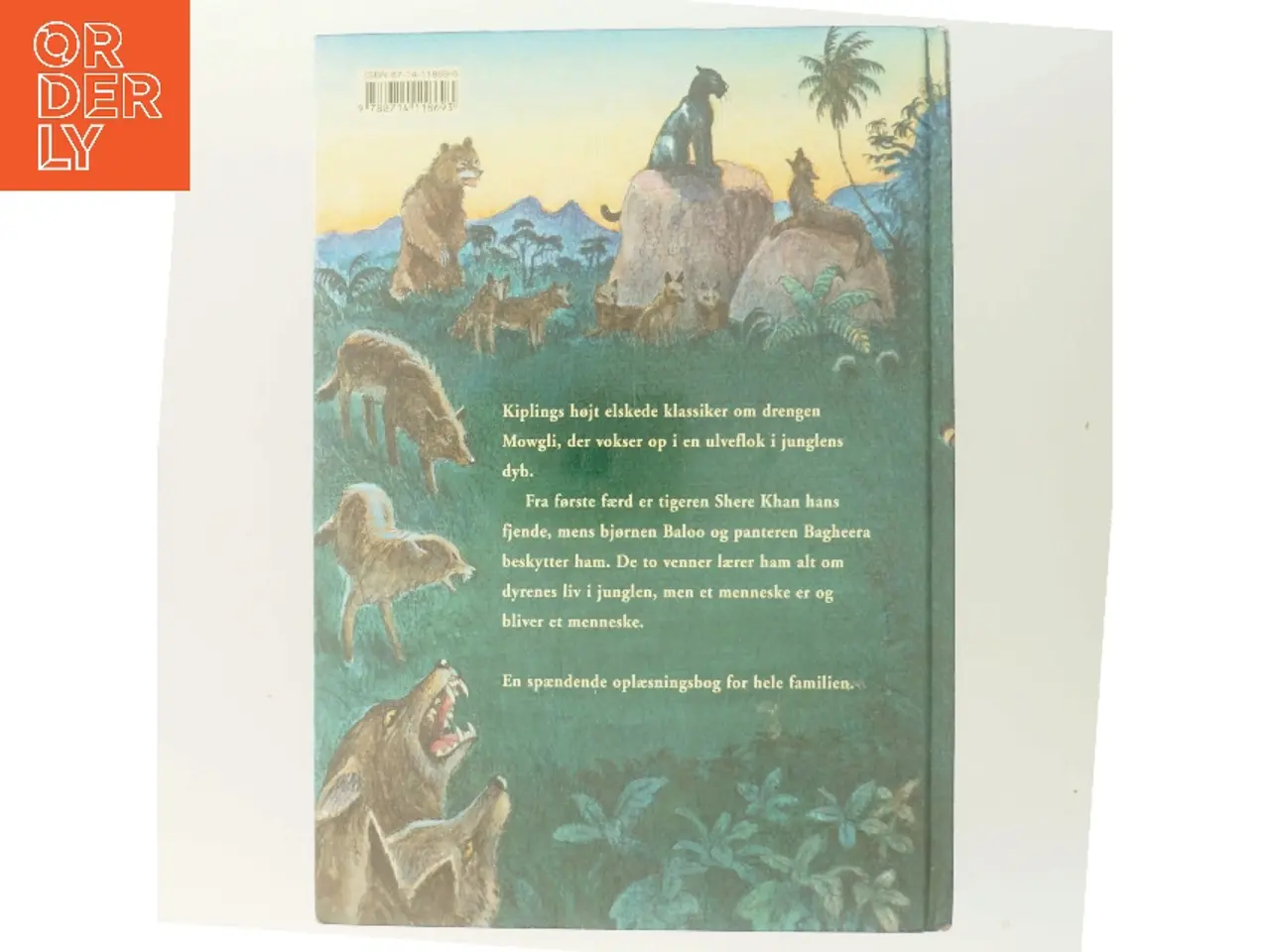 Billede 3 - Junglebogen : Mowglis historier (Ved Poul Einer Hansen) af Rudyard Kipling (Bog)