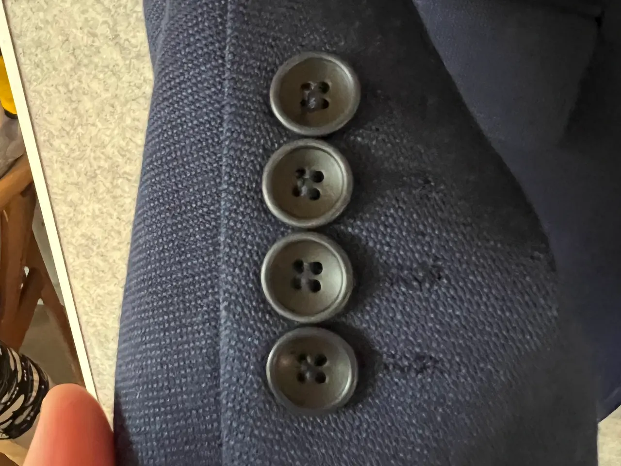 Billede 4 - Kongeblå Blazer fra Marcus Str. XS inkl. butterfly