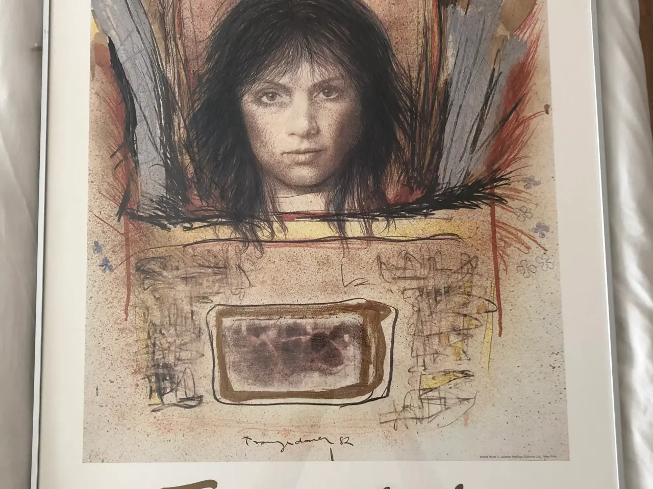 Billede 1 - Trampedach, Annette, Plakat i Alu. Ramme