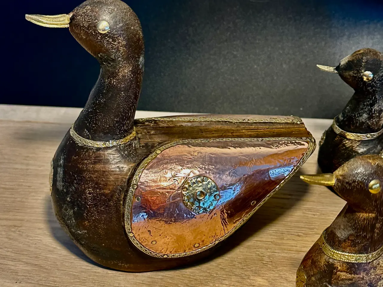 Billede 8 - Antikke håndskårede andefigurer sælges
