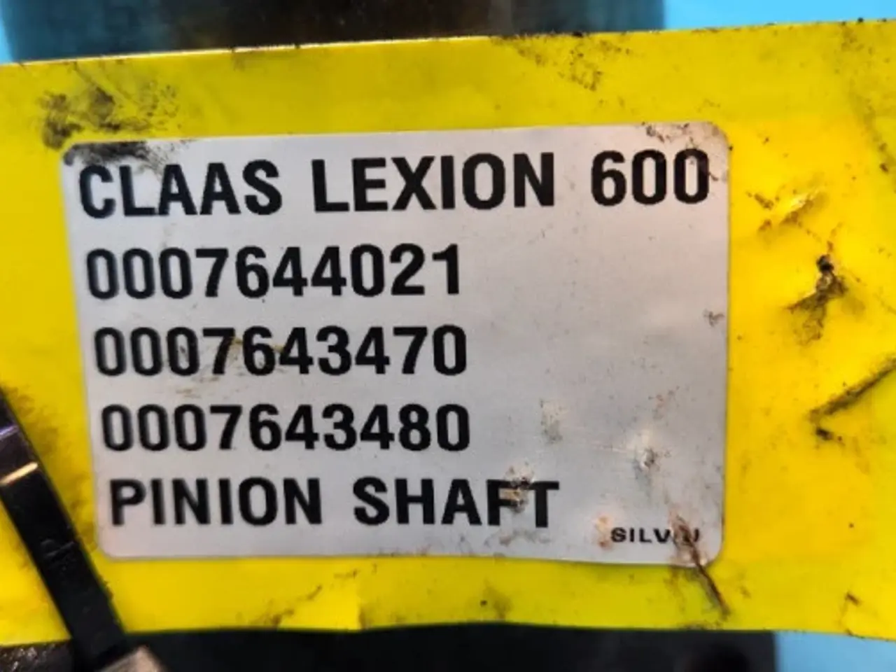 Billede 16 - Claas Lexion 600 Tandhjulsaksel 7644021