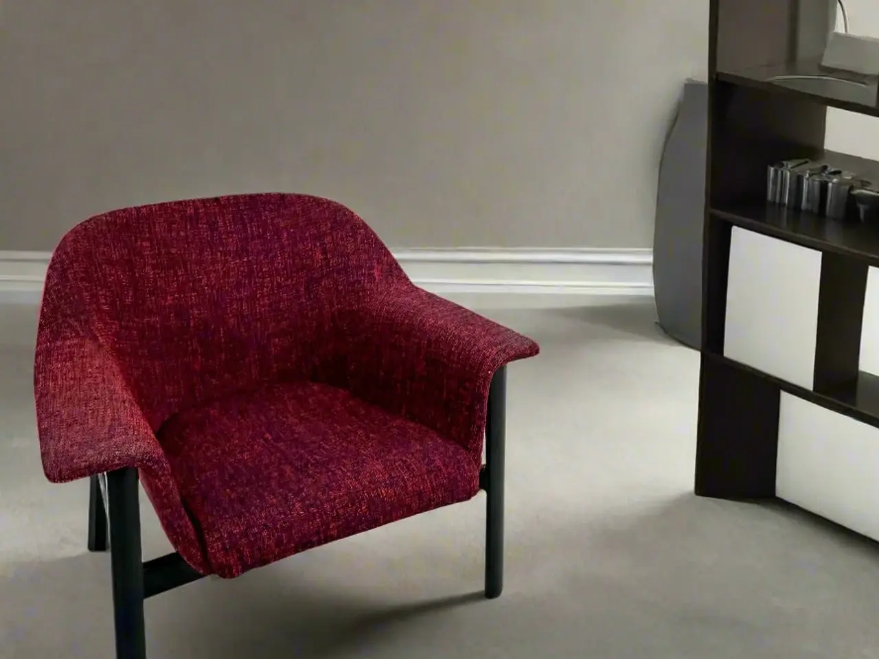 Billede 2 - Classicon Sedan Loungestol – Rød med Sort Stel