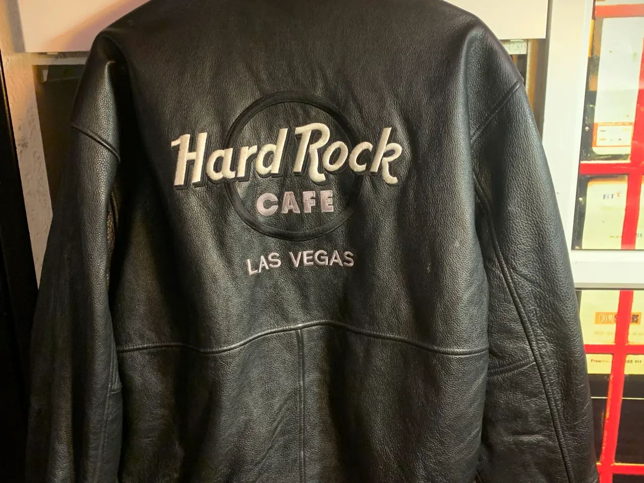 Billede 1 - Hard Rock Café Las Vegas læderjakke