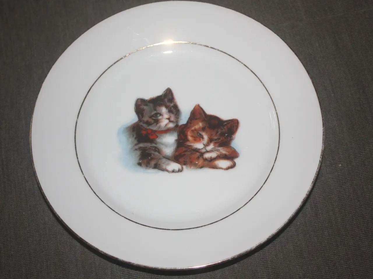 Billede 2 - Porcelæn med kat / katter