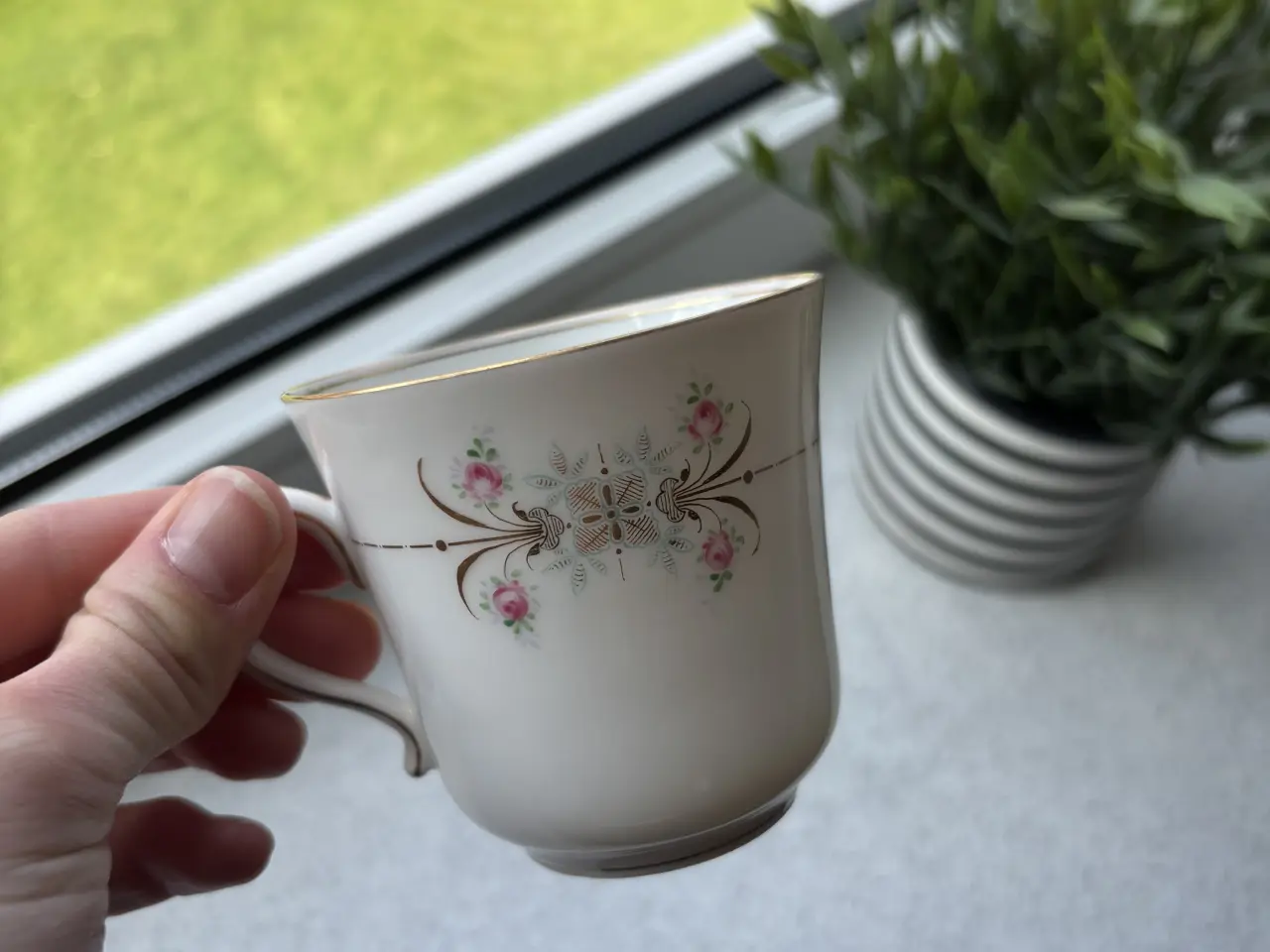Billede 2 - Kaffestel med natur/blomster mønster 
