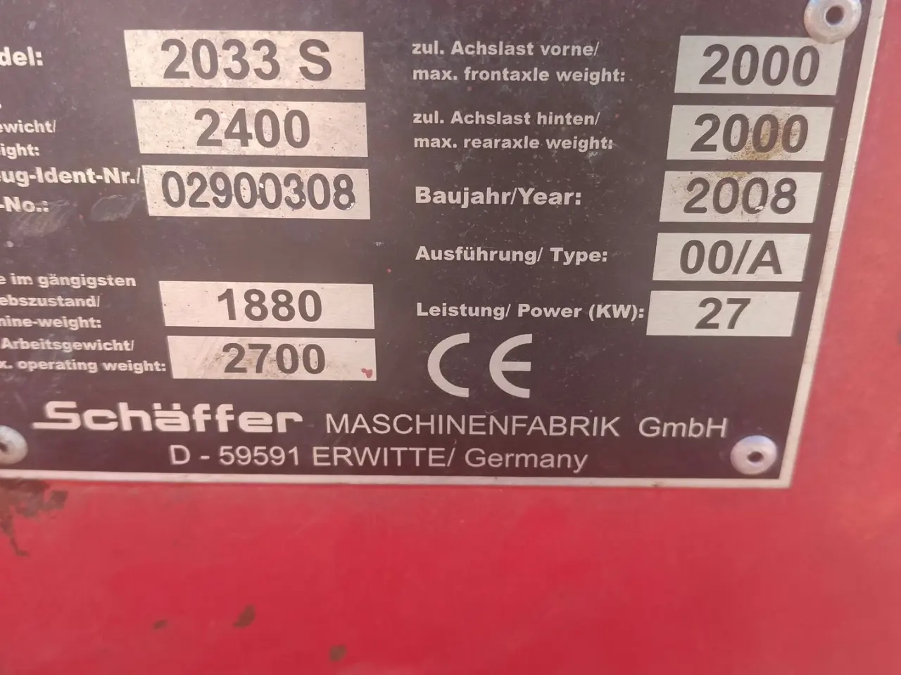 Billede 6 - Schäffer 2033 S med skovl og pallegafler