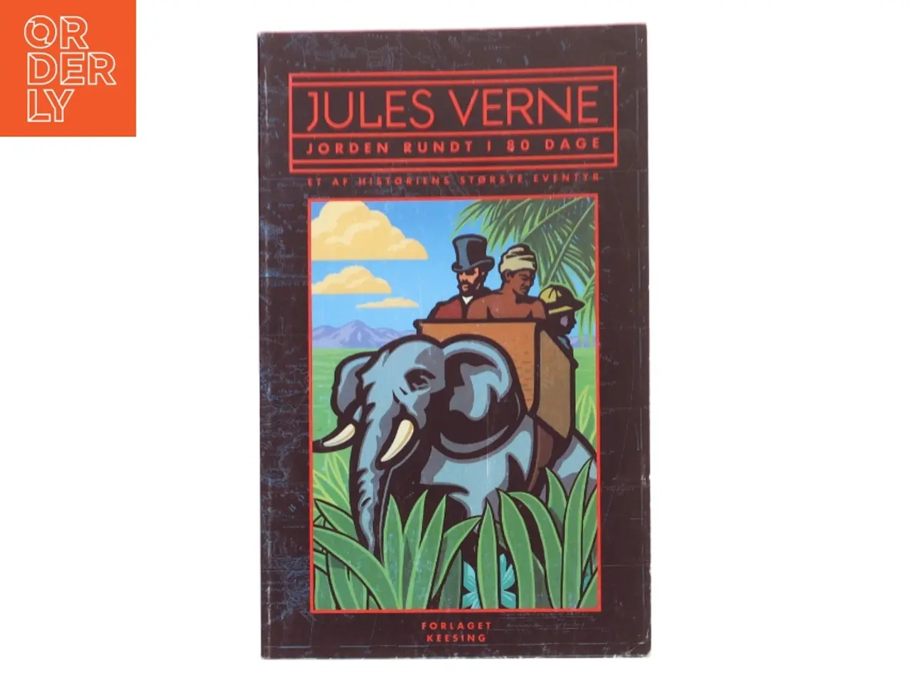 Billede 1 - Jorden rundt i 80 dage (Keesing) af Jules Verne (Bog)