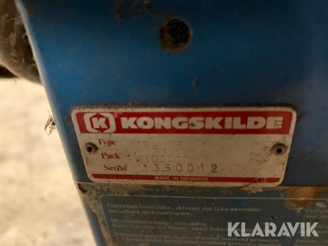 Billede 5 - Korn blæser Kongskilde TRL 75