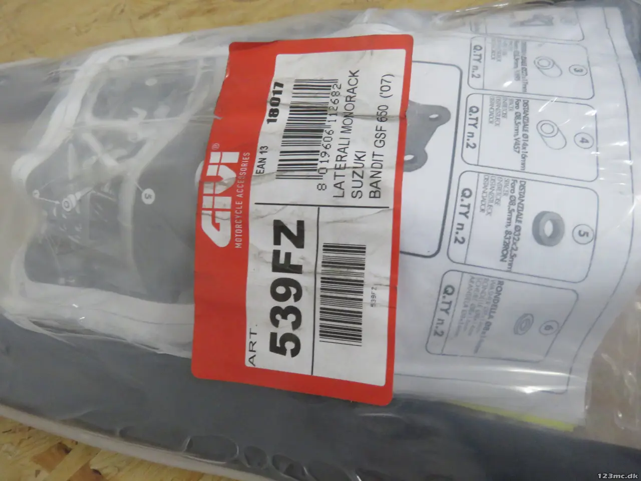 Billede 2 - Givi 539FZ bagagebærer Suzuki GSF