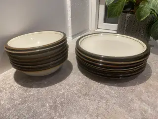Stentøjs/keramik tallerkner