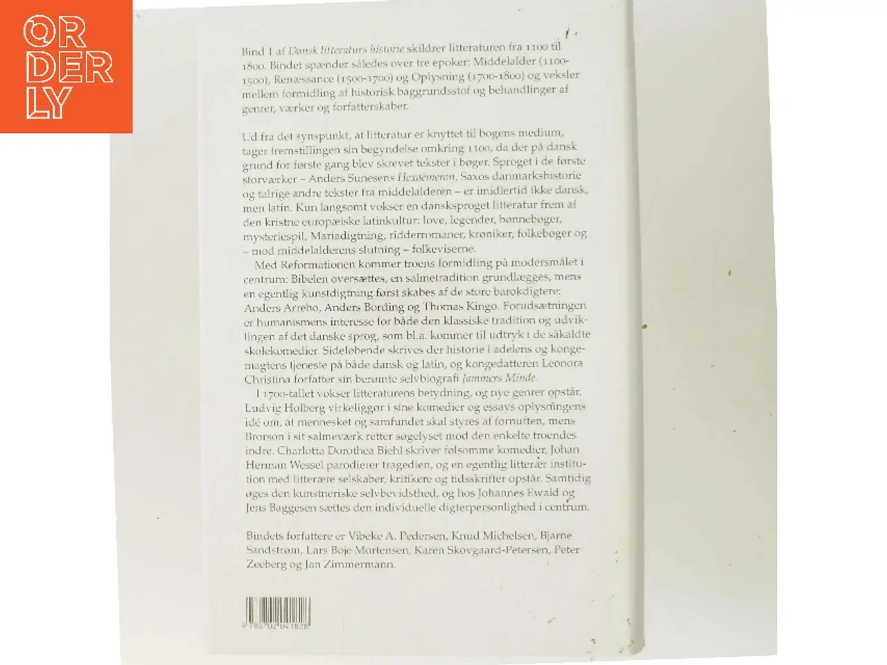 Billede 3 - Dansk litteraturs historie (Bog)