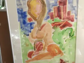 “Ole Østrup” akvareller 2 stk