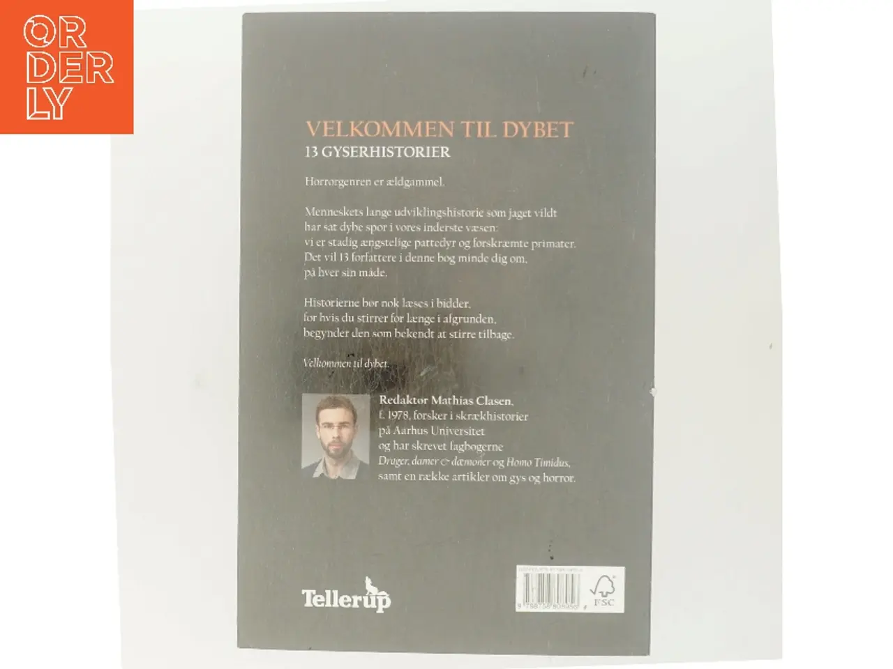 Billede 3 - Velkommen til dybet : 13 gyserhistorier af Mathias Clasen (red.) (Bog)