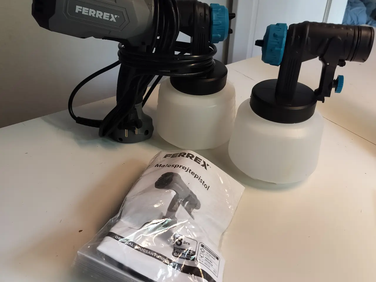 Billede 1 - Malersprøjte pistol 220v  Ferrex Ans-20-146