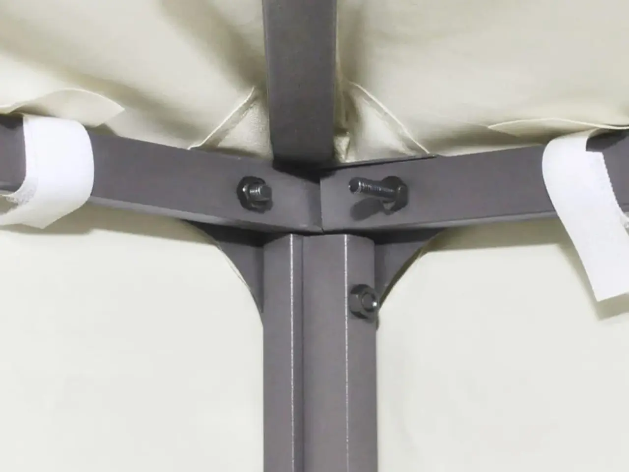 Billede 4 - Pavillontopdække 310 g/m² 3 x 3 m cremehvid