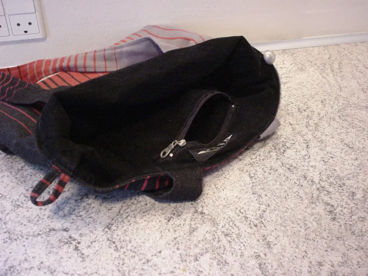 Billede 3 - Retro net/håndtaske, org. Vw stof 1980