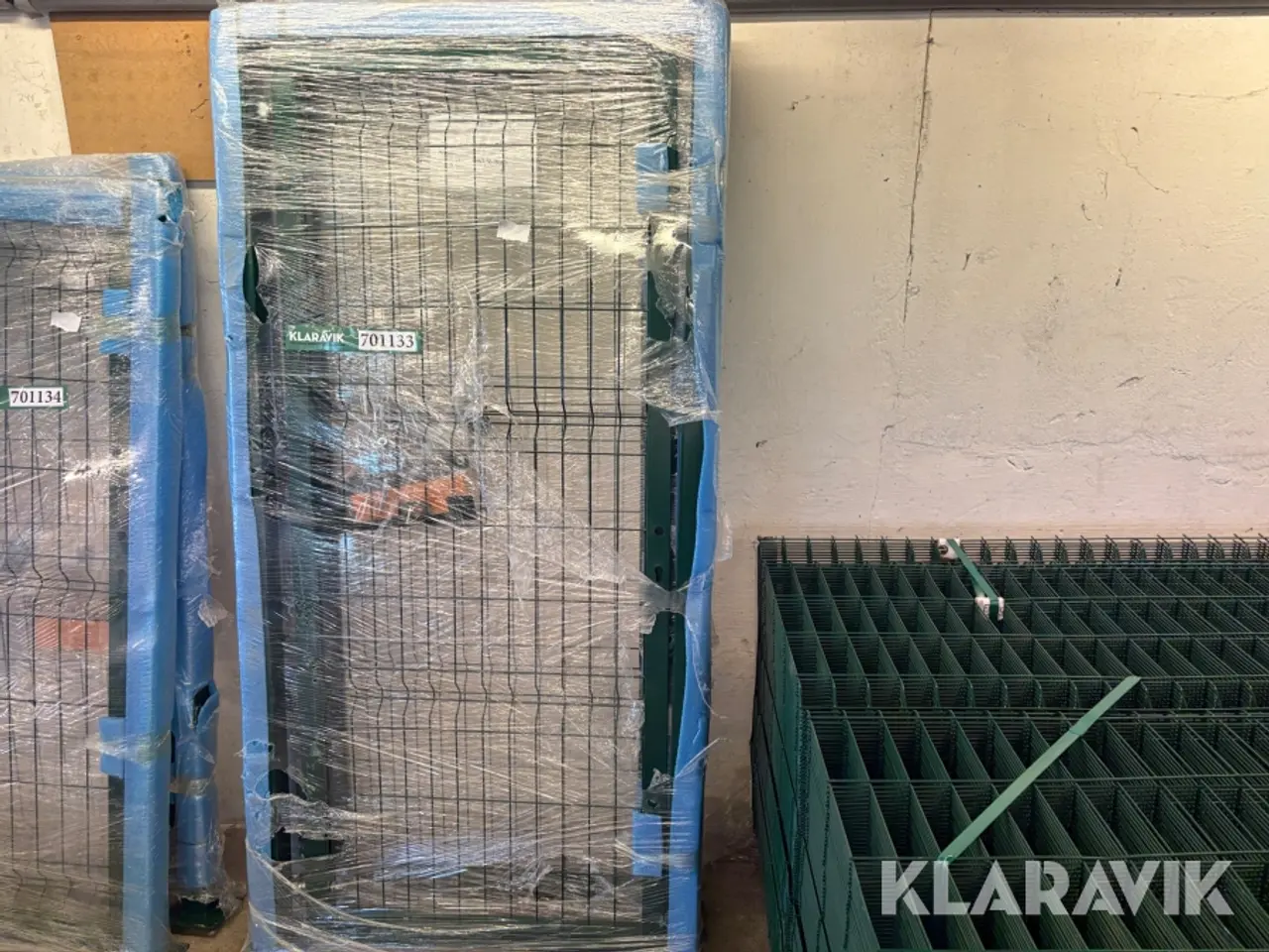 Billede 2 - Låge inklusiv beslag og håndtag - 200x100 cm - grøn
