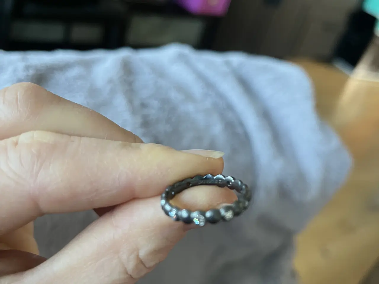 Billede 2 - Spinning ring med sten