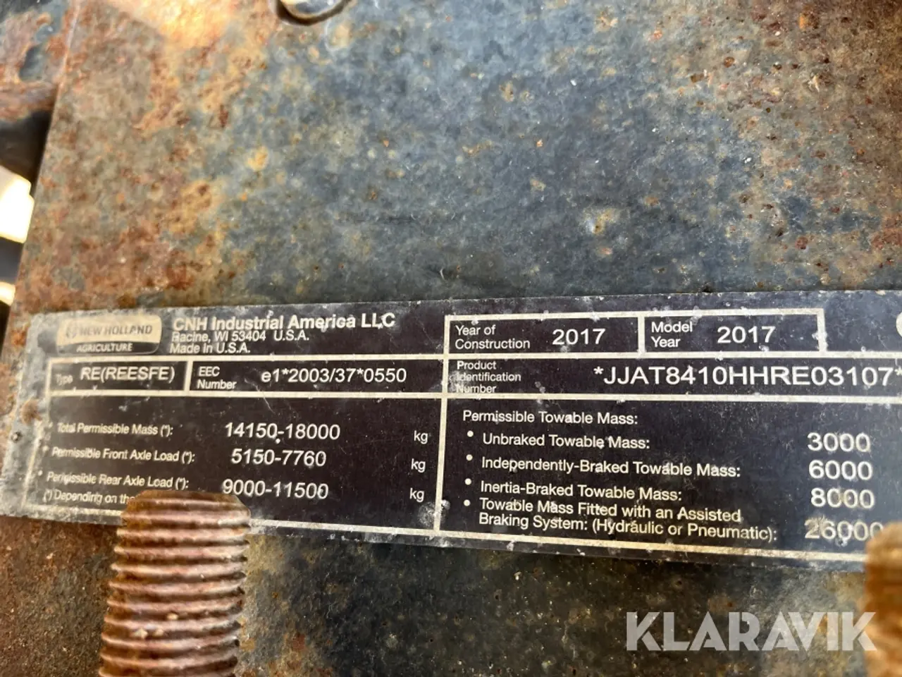 Billede 5 - Traktor New Holland T8.410 Auto Command
