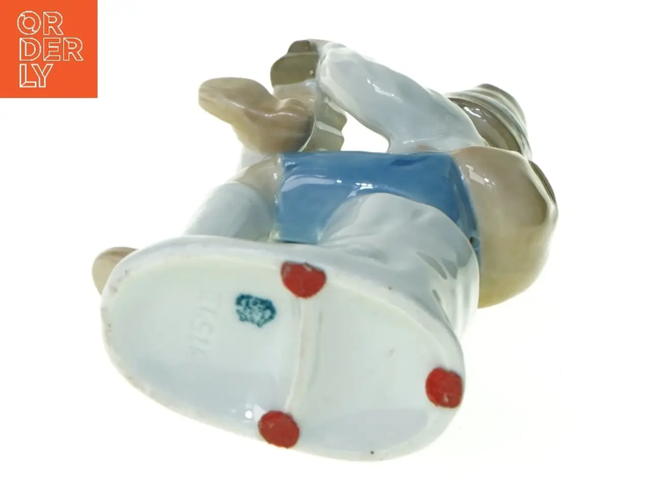 Billede 4 - Figur harmonikaspiller (str. 15 x 5 x 9 cm)