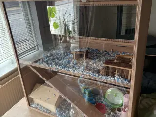Stort dværg hamster bur og tilbehør