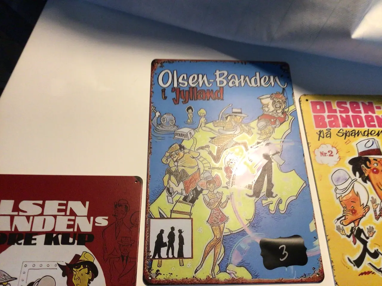Billede 4 - Metalskilte “Olsen Banden”