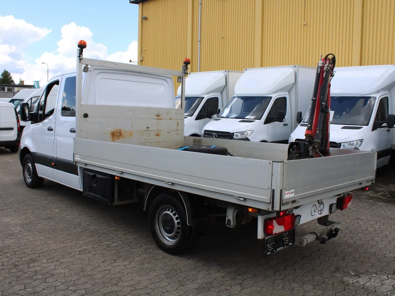 Billede 8 - Mercedes Sprinter 316 2,2 CDi A3 Mandskabsvogn m/lad aut. RWD